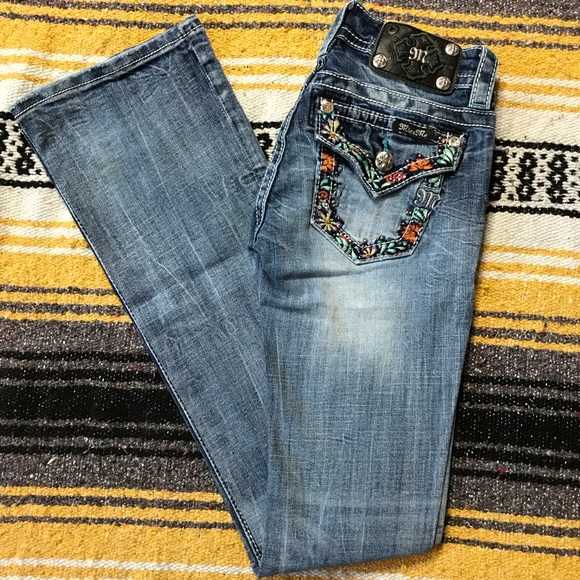 Miss Me Denim - EUC Miss Me Low Rise Boot Cut Jeans